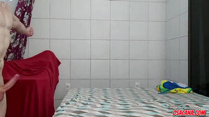 Insatiable sweetie enjoys to tear up with large tear uppole
