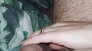 Step mommy hand-job step stepson wood in motel bedroom