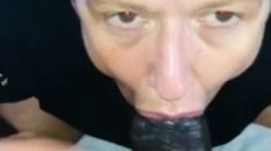 Sexy milf does her best to deep throat bbc! And sucking balls too! Lol bbc still undefeated! 🤫