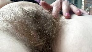 10 minutes of hairy pussy in your face panty fetish big clit bush