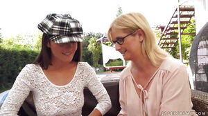 Outdoor joy with super-naughty ladies