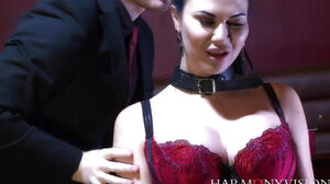 Provocative marionette with immense boobs gets butt pulverized