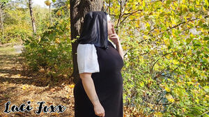 Smoking preggo Nun