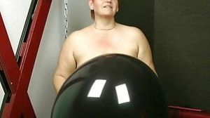 Annadevot - Naked with Big Black Balloon