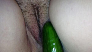 0036 Cucumber in the honeypot. A ginormous macro shot.