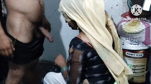 Older Indian Desi bearing and they watch her today