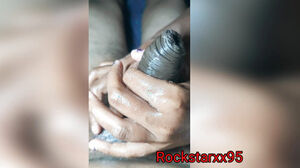 Indian Desi wifey rubdown hand-job vid