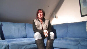 Cougar boink her coochie while filming in my coochie three - four