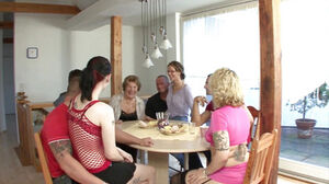 Hoes inhale massive bra-stuffers While Having dinky inwards - 1