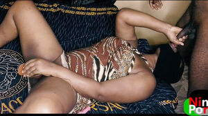 Pounding her throat and fingerblasting her cooter same time