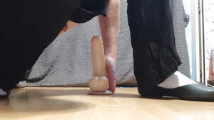 Ejaculation from a huge spunk-pump.