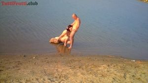 Hot hairy mom fucked on naked beach