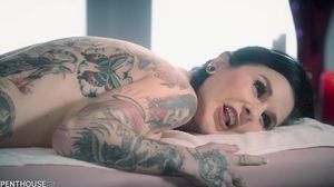 She Needs A rubdown And big black cock - mischievous tatted buxom cougar Joanna Angel in multiracial