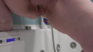 Mature twat urinating in the bathtub. Lush cougar undresses Her messy undies and pees. Inexperienced Fetish. Phat ass white girl.