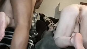 Slave pup and slave bunny anal from master D