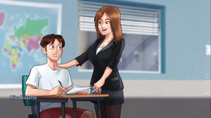 Nutting in French slit - Visual Novel Gameplay