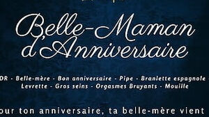 [French audio porn] step-mother has a highly sensational bounty for your b-day