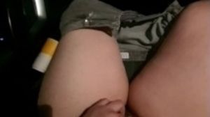 Slutty step mom take off panties fucking with step son in the car