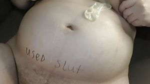 Cuckold hubby found his cum covered pregnant slut wife Milky Mari after rough BBC gangbang! - POV cuckolding