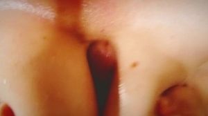 Insane cougar massive lubed funbags point of view close up boob banging makes him jizz.