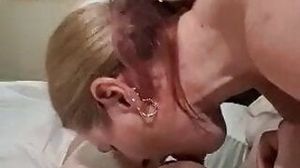 British milf sucking biggest cock her mouth too small