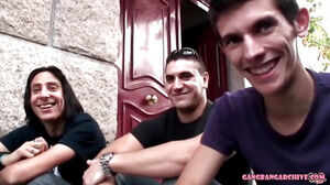 Gang-bang Archibe - buxomy cougar in pantyhose