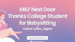 'ASMR MILF Next Door Thanks College Student for Babysitting by u/flos_legere [Audio Roleplay]'