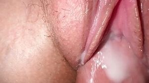 Amazing creamy pussy close up fuck