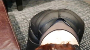 Leather backside Fetish bj ginormous popshot