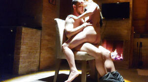 Fireplace Lit and Me Wet: insatiable hook-up Night at the Cottage!