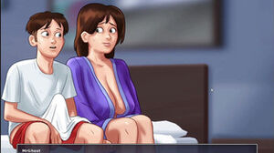 Super-fucking-hot cougar caught me fapping off with her undies - Summertime Saga Ep 1
