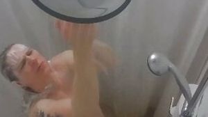 Step mom showering and getting dressed hidden camera