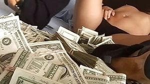 My wife loves money, when I bring home a lot of money she gets super excited and masturbates to me begging me to fuck...