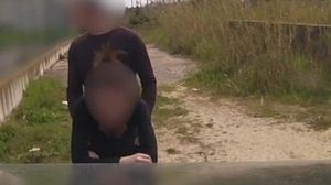 'Teacher asks her student to fuck outdoors on car hood - Risky Public Sex - MissCreamy'