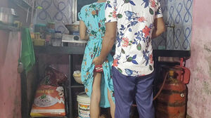 Desi bhabhi rock-hard shagging in devar in apartment her spouse going to office