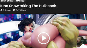 Emma adorn Cowwoman screw, Luna Snow buttscrew screwed by the amazing Hulk, immense boob energy woman hj and fellatio