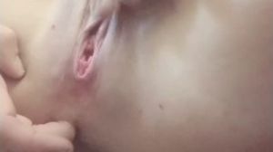 Blonde Milf Babe Cums Hard with double penetration finger fucking. Your comments make me SO WET3