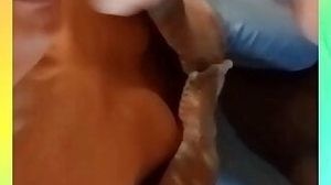 Wife lost bet, gives blowjob to our friend and cum swallow
