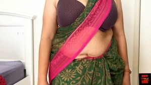 Sexiest Saree Draping in an Erotic Pose - No Sex - No Nudity