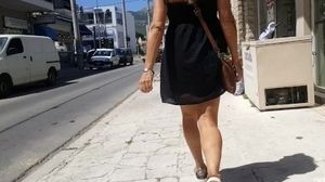 'nippleringlover going shopping flashing pierced pussy outdoors on public stores and crowded streets'