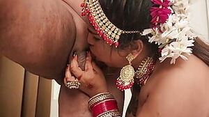 Indian Desi duo super hot romance and xxx fucky-fucky 3some fucky-fucky super hot pulverize