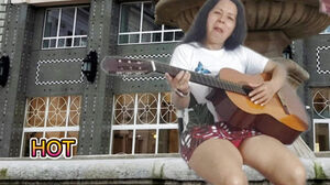 Super-fucking-hot GUITAR LESSON WITH ADAMANDEVE AND LUPO