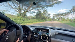 Seducing the driving teacher to pass my driving test and get my passport Thalia restrepo-Felipe romero