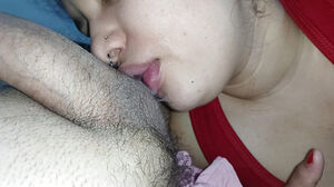 SHE fellates THE ball sack OF THE ultra-kinky ultra-kinky, gliding HER tender LIPS