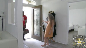 Craving Reunion: Leilani, the tempting GILF, hankers Savvy's big black cock