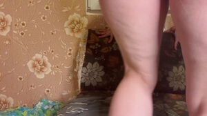 Slit stretched in thong and baked, peeing, Jerk Off Instructions
