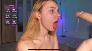 Incredible blowage with yam-sized fuck stick