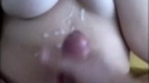 Step-mother wants cum-shot on her knockers