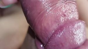 Gorgeous point of view fellatio with fat TRIPLE cum shot compilation in jaws.