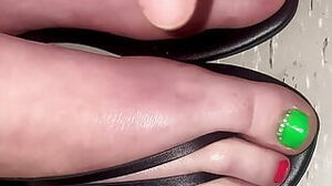 My Wife's ultra-cute soles in the sumptuous Sandal